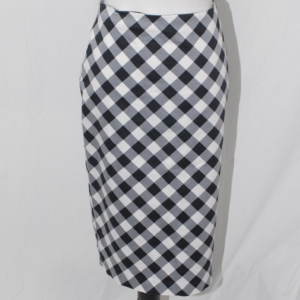 Plaid Skirt Midi EUC 7th Avenue Suiting Collection New York & Company Size 2